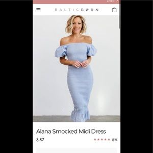 Baltic Born Blue Dress